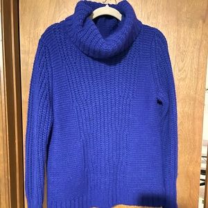 Banana Republic cobalt blue turtle neck sweater